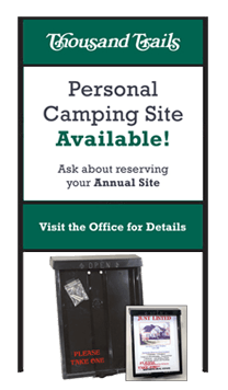 Thousand Trails Annual Site Staging Kit