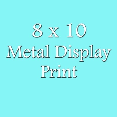8x10 Metal Display Print