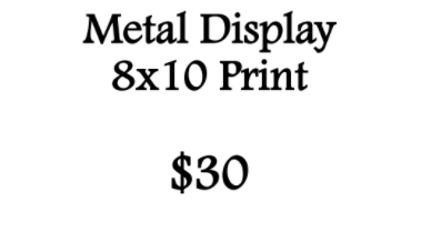 Metal Display 8x10 Print Metal Display 8x10 Print
