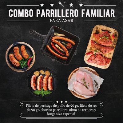 Combo Parrillero Familiar