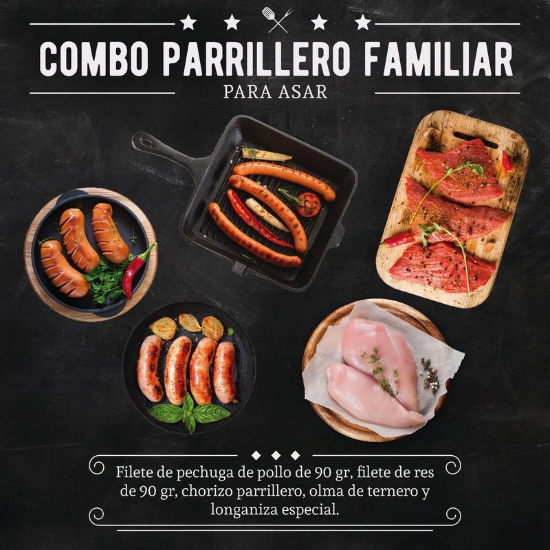 Combo Parrillero Familiar