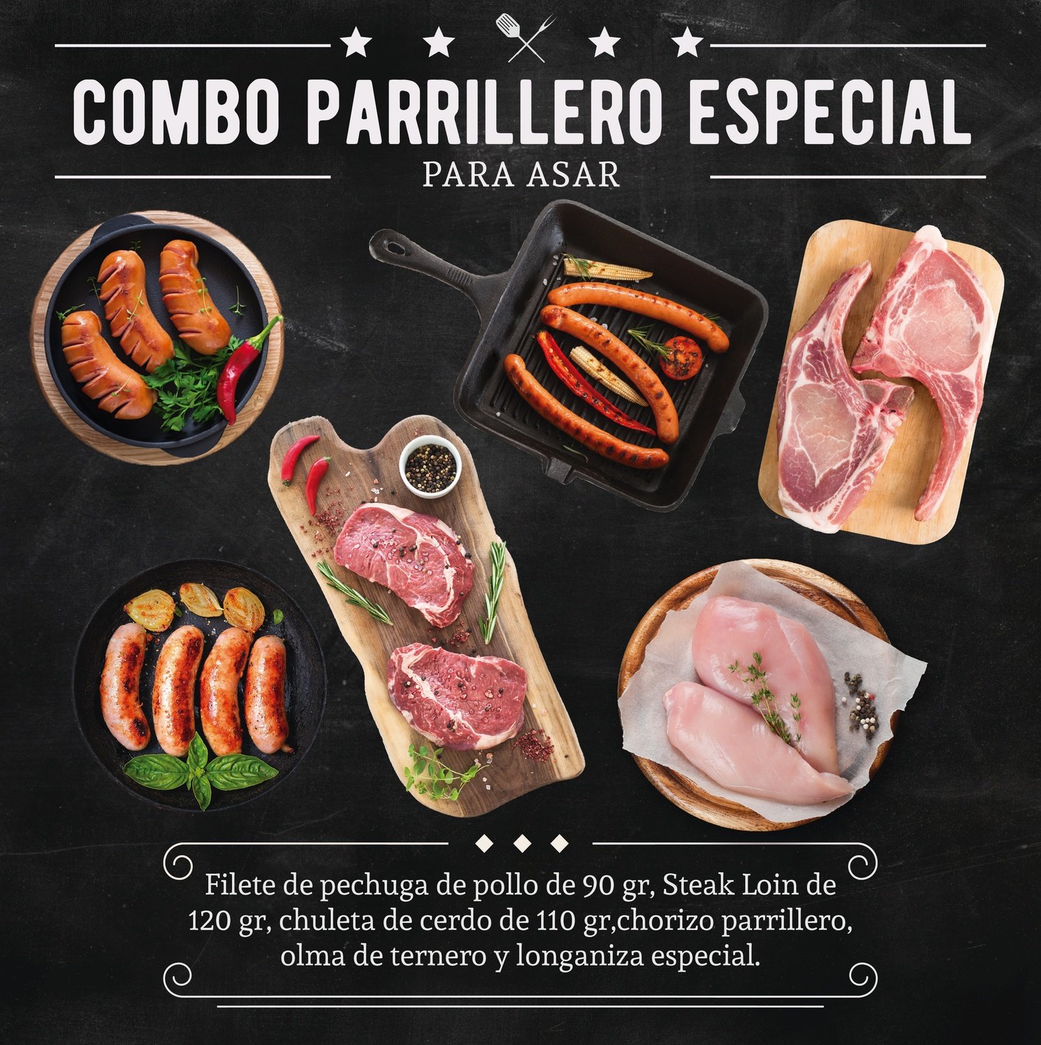 Combo Parrillero Especial