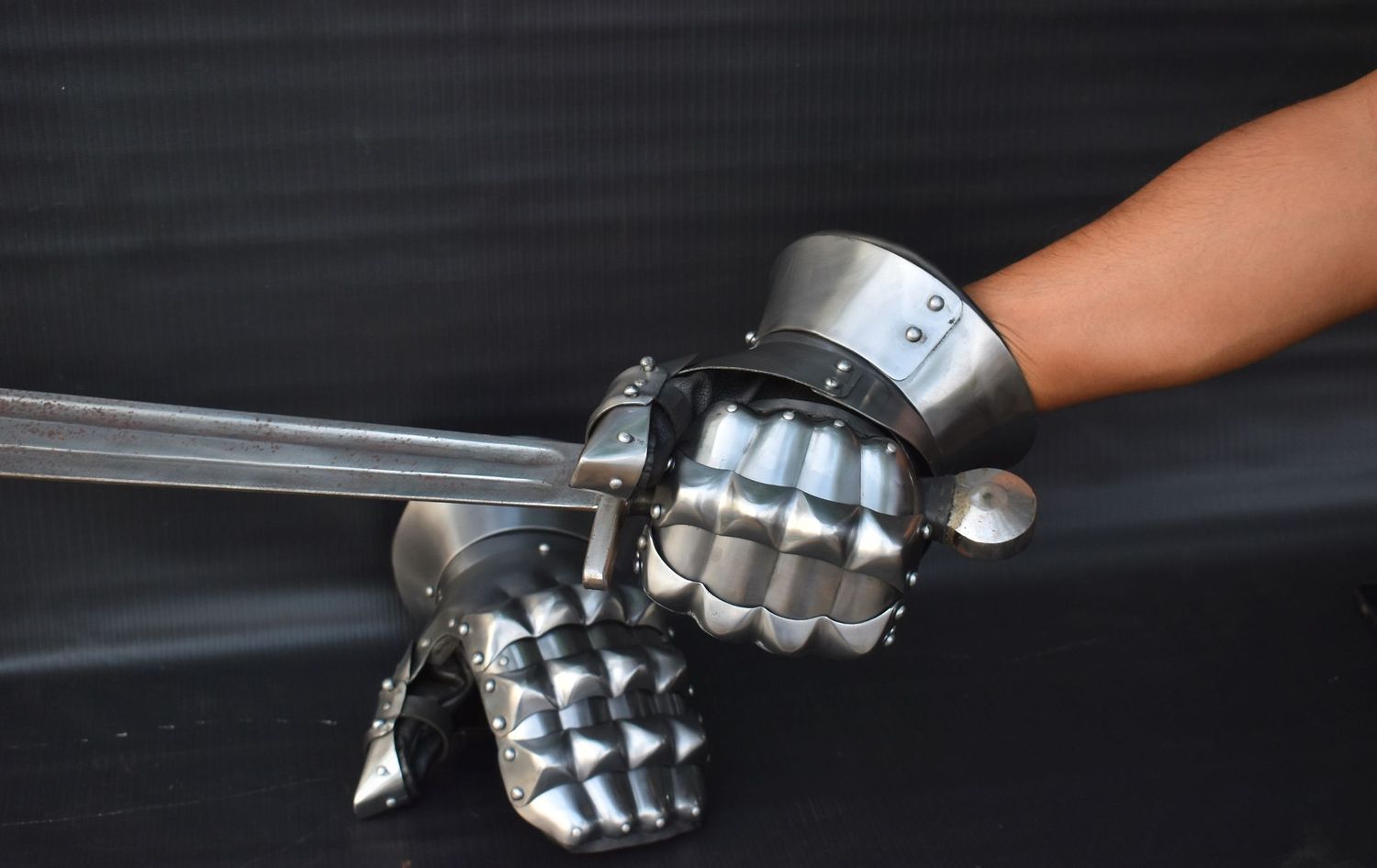 (HBC) Faux Finger Gauntlets Buhurt Optimized