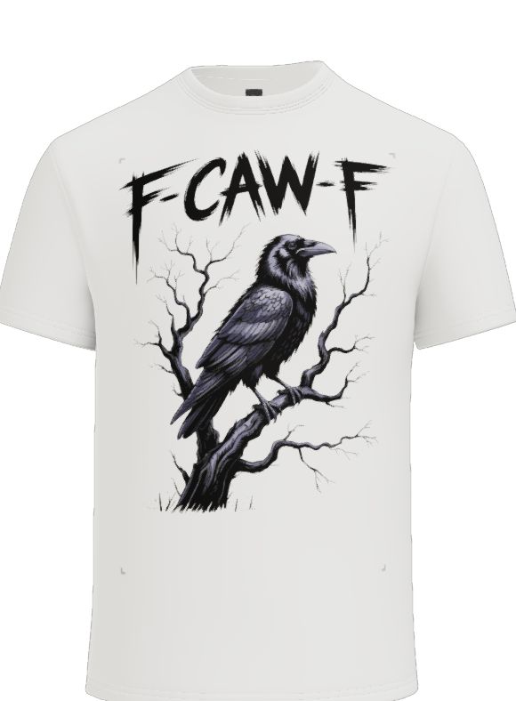 F-Caw-F Gothic Crow and Branch