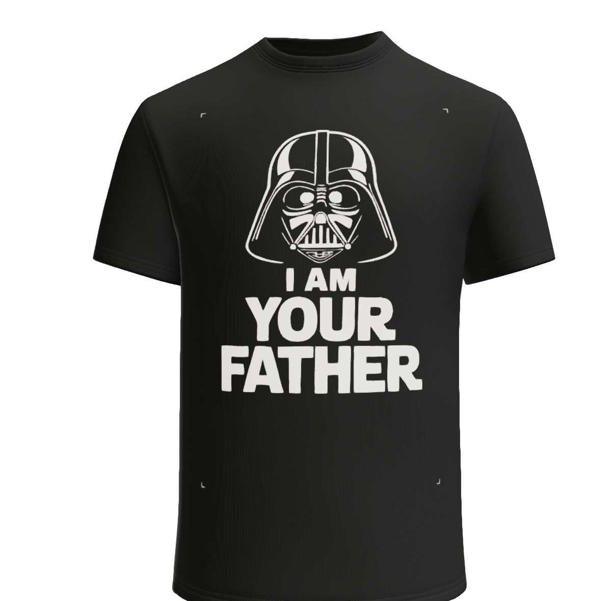 I Am Your Father Funny Sci‑Fi Men’s Black T‑Shirt