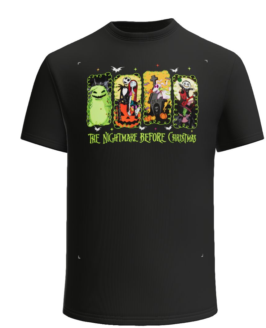 The Nightmare Before Christmas Shirt – Jack, Sally, Oogie Boogie Halloween Graphic Tee