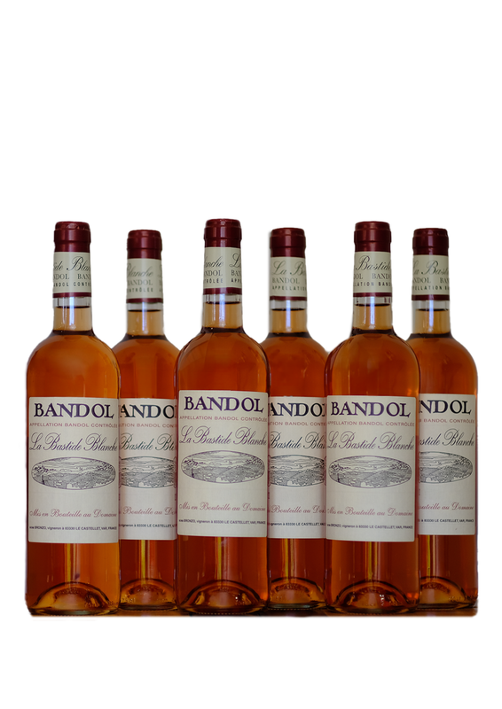 Carton de Bastide Blanche Rosé 2023 AOC Bandol | 6 X 75 cl