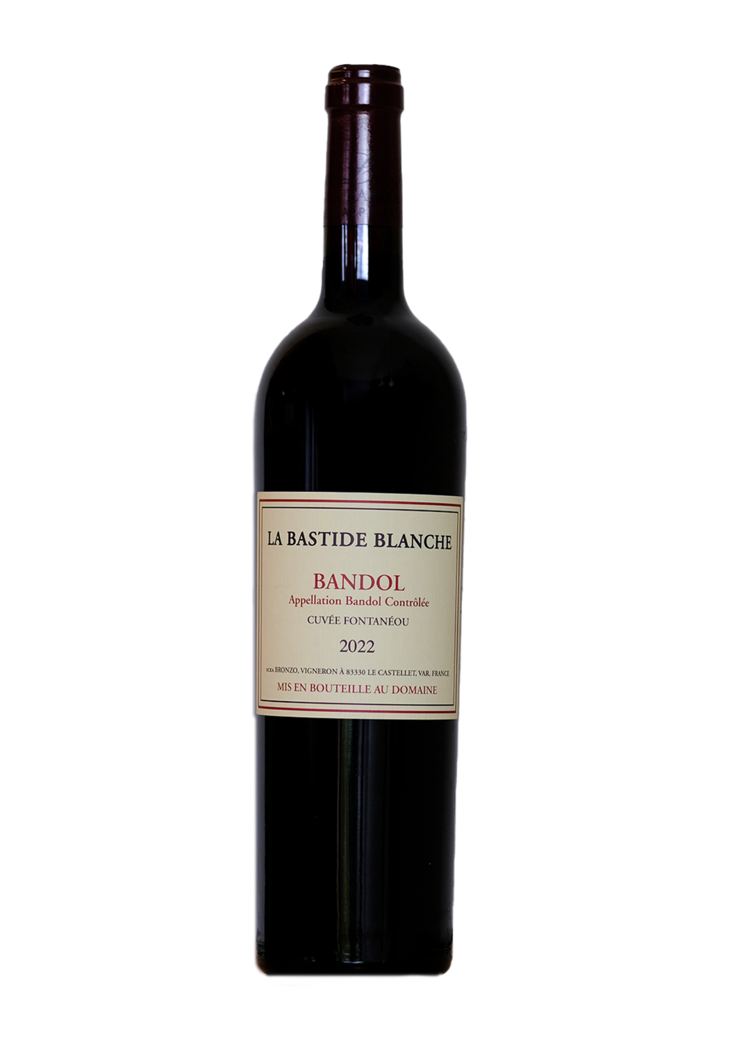 Cuvée Fontanéou Rouge  2022 | AOC BANDOL | 75 cl