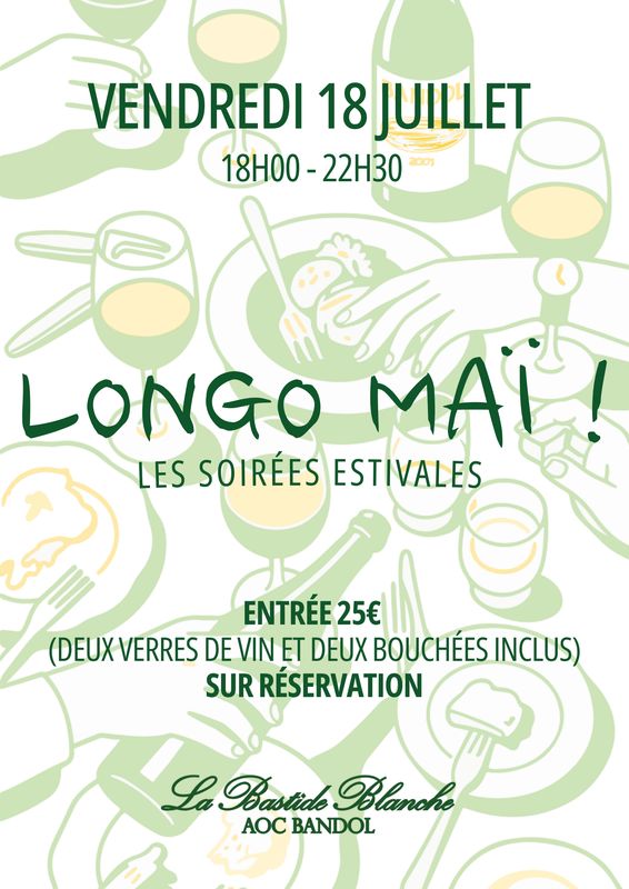 Soirée Estivale Longo Maï - Vendredi 18 juillet 2025