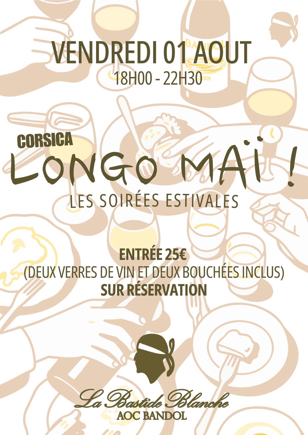 Soirée Estivale Longo Maï Corsica  - Vendredi 01 aout 2025