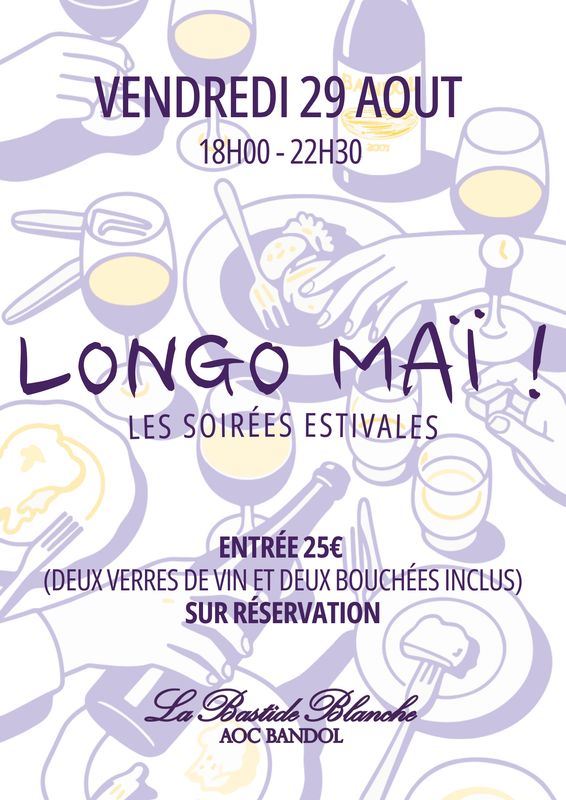 Soirée Estivale Longo Maï - Vendredi 29 août 2025
