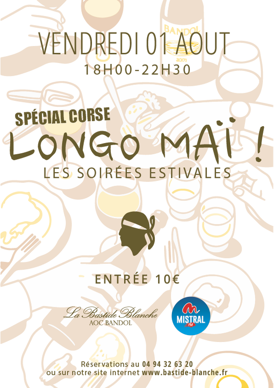 Soirée Estivale Longo Maï Corsica  - Vendredi 01 aout 2025