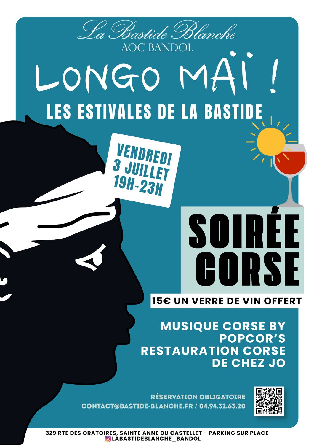 Soirée Corse Longo Maï - Vendredi 03 juillet 2026