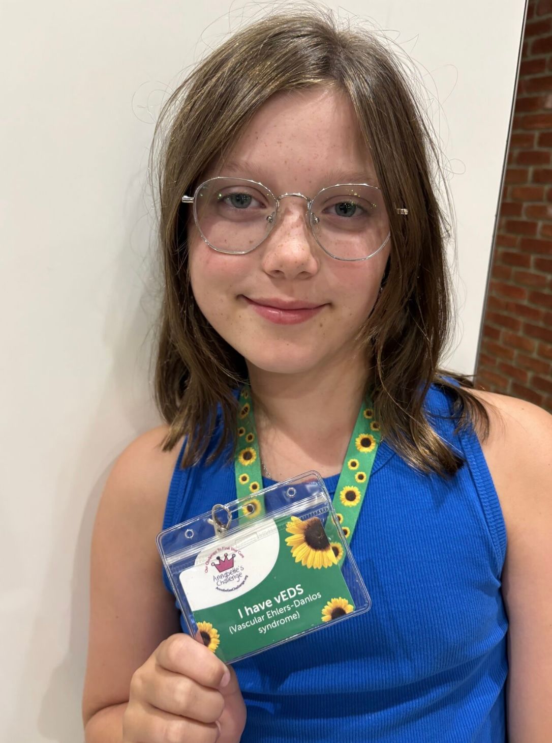 Sunflower Lanyard &amp; VEDS Awareness Card