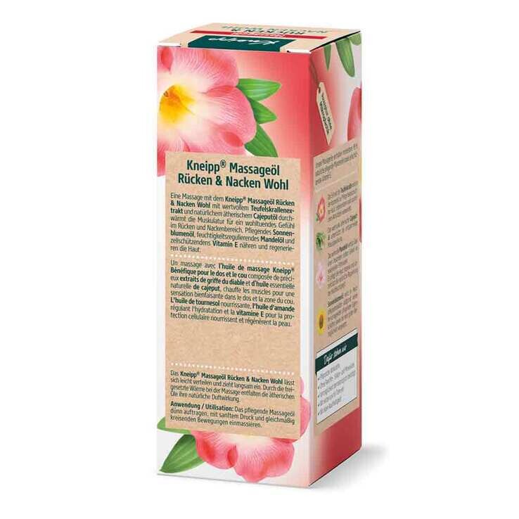 Λάδι μασάζ Kneipp για την υγεία της πλάτης, 100 ml