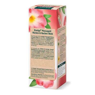 Λάδι μασάζ Kneipp για την υγεία της πλάτης, 100 ml