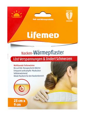 Θερμαντικό Επίθεμα Αυχένα Lifemed Μίας Χρήσης 1τεμ