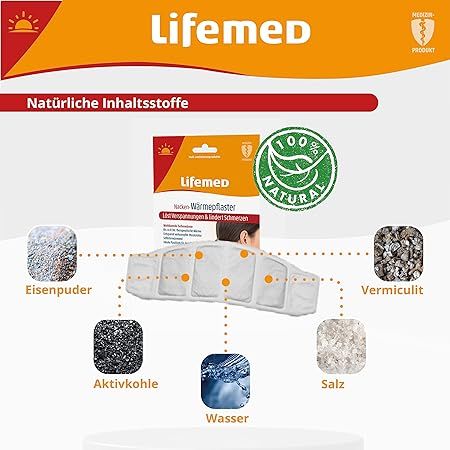 Θερμαντικό Επίθεμα Αυχένα Lifemed Μίας Χρήσης 1τεμ
