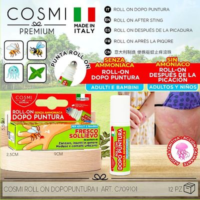 Roll-on Bite Relief για Δαγκώματα Χωρίς Αμμωνία – Cosmi Premium Ιταλίας