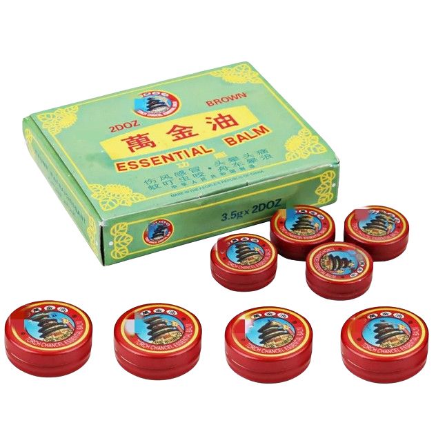Κινέζικη θεραπευτική Αλοιφή 24 mini τμχ Wild Tiger Ointment Κόκκινη