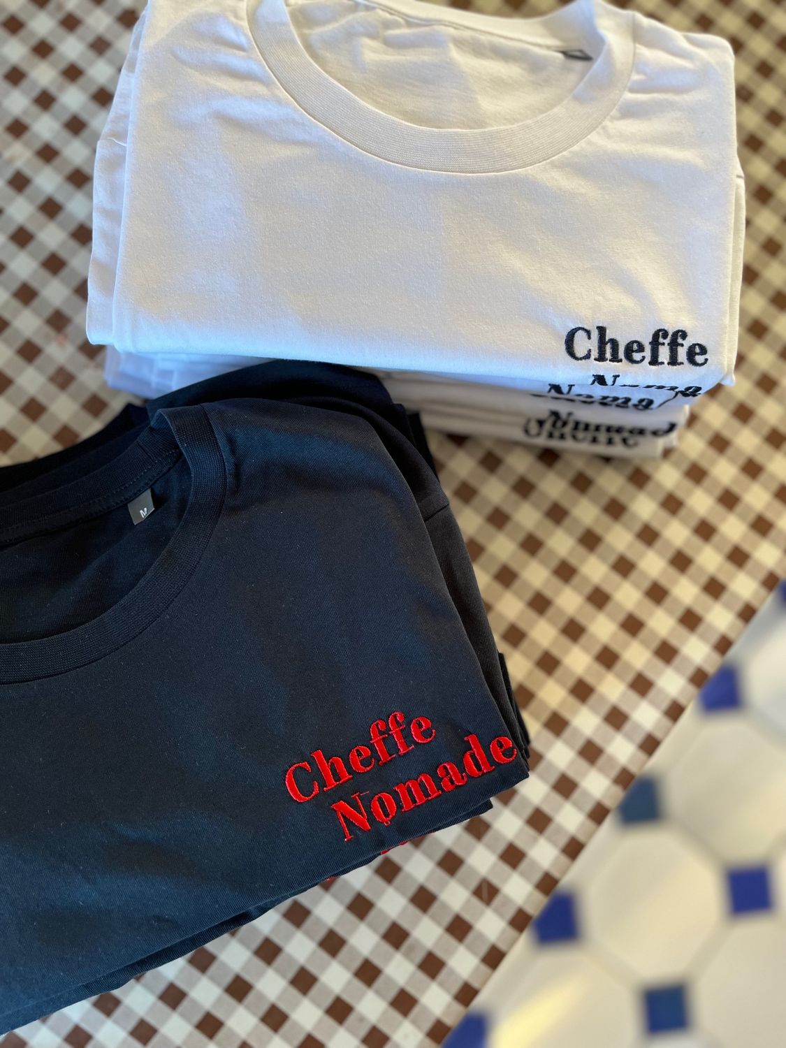 T-shirt " Cheffe nomade "