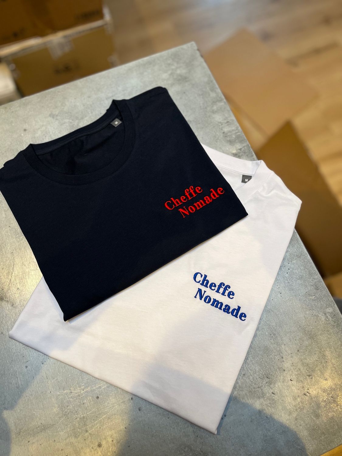 T-shirt " Cheffe nomade "