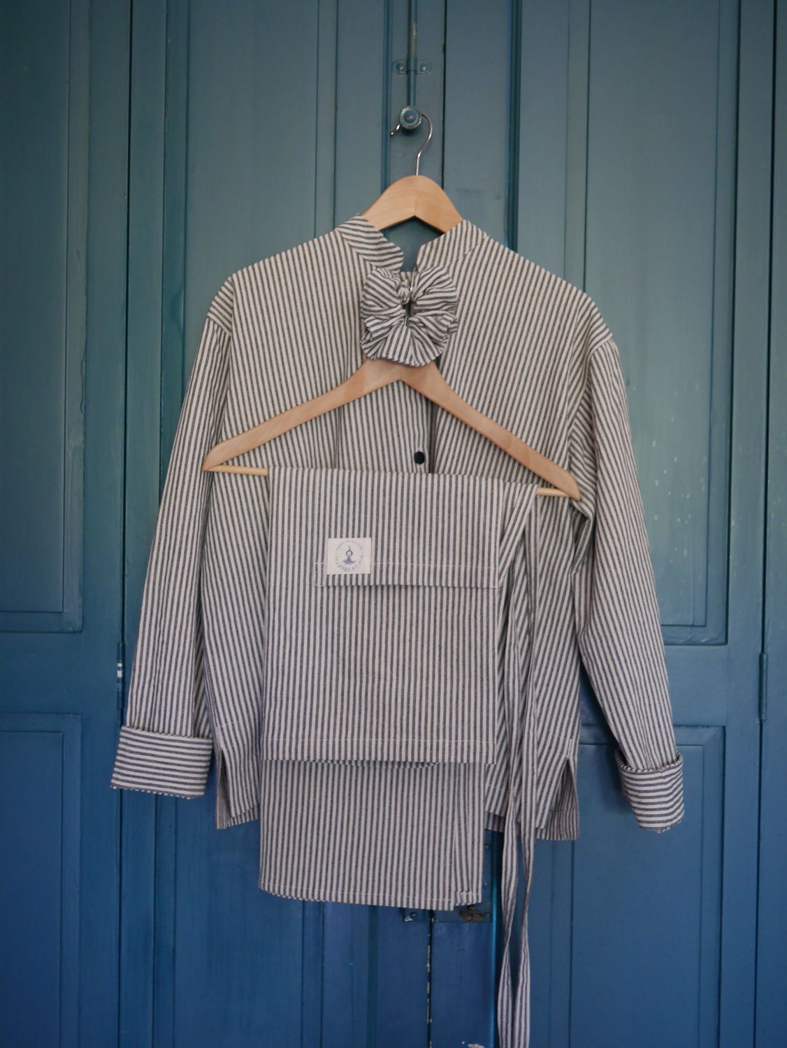 Blue Stripped