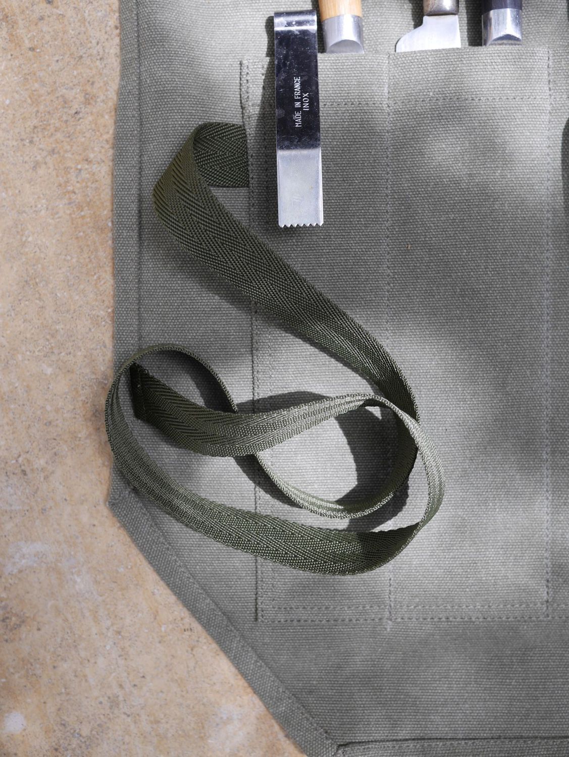 Trousse à couteaux Kaki