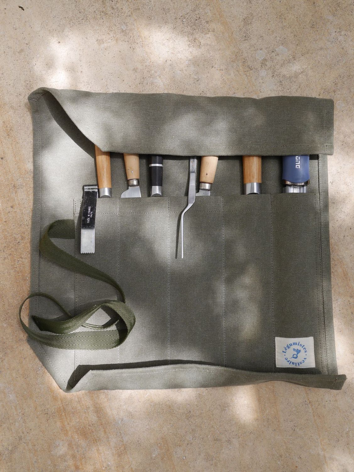 Trousse à couteaux Kaki