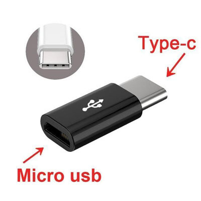 Adaptador micro USB a tipo C