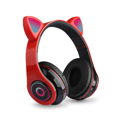 Audifonos Bluetooth RGB con orejas