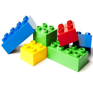 Cubeta de Blocks Tipo Lego