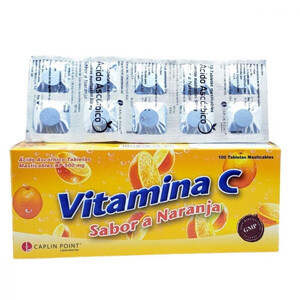 Vitamina C 500mg Masticable x100