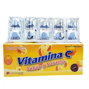 Vitamina C 500mg Masticable x100