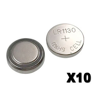 Baterias 1.55V LR1130 (10 unidades)