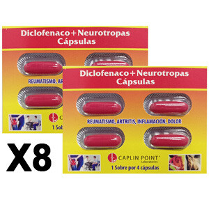 Diclofenaco + Neurotropas 8 unidades