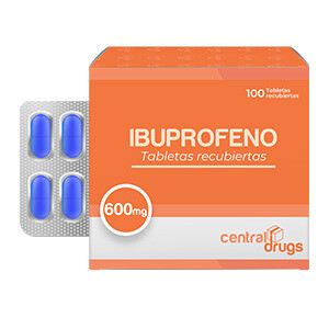 Ibuprofeno 600mg 100 tabletas