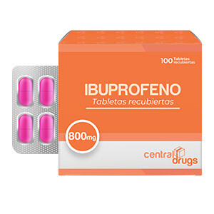 Ibuprofeno 800mg 100 tabletas