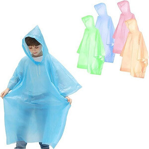 Capa para lluvia infantil