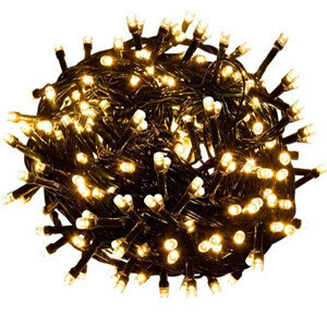 Luces navideñas amarillas 11 metros