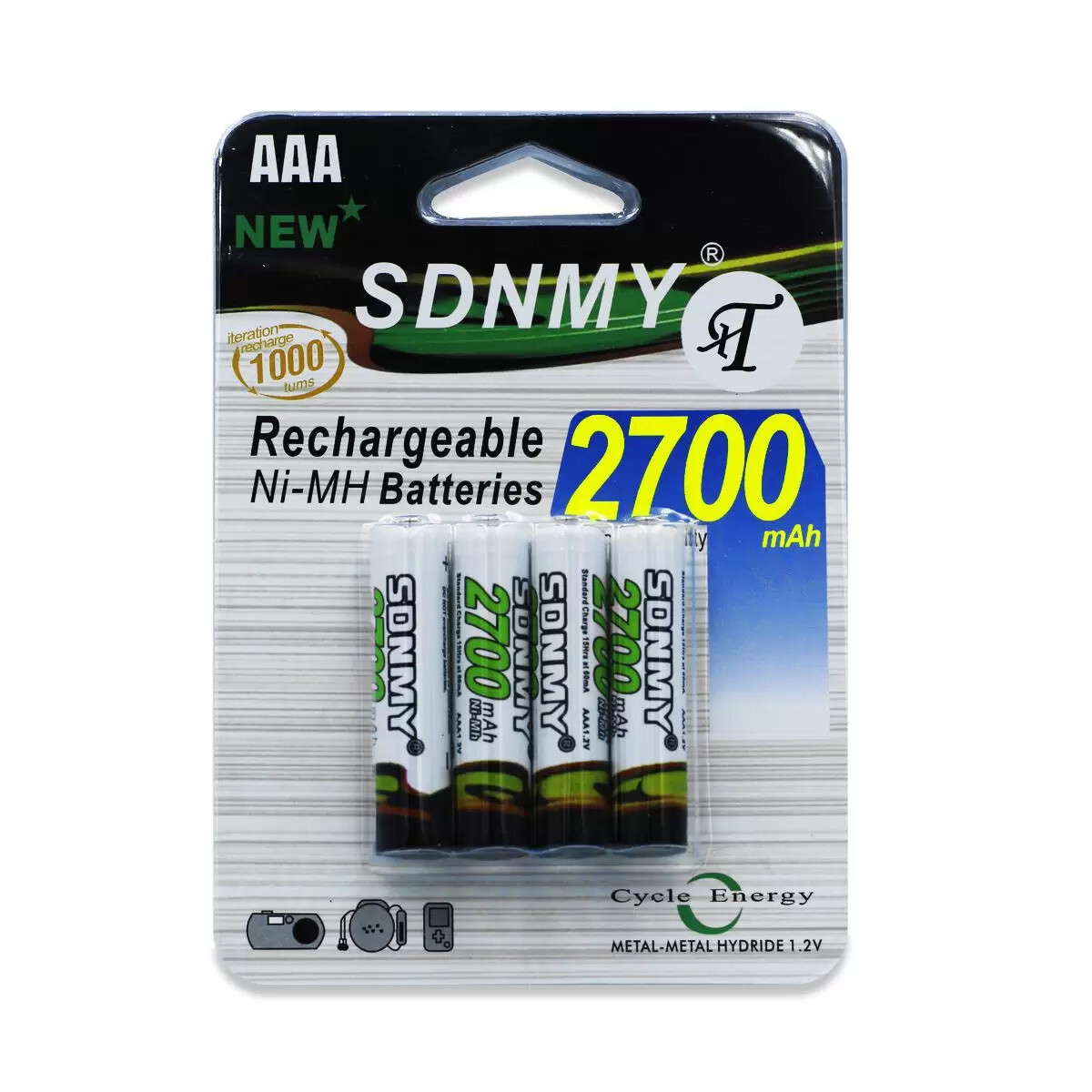 Baterias AAA recargables 4 unidades