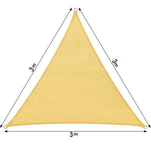 Toldo vela de 3x3x3 mts