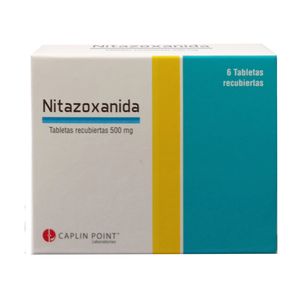 Nitazoxanida 500mg 6 tabletas