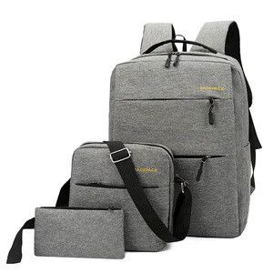 Mochilas USB set de 3 Gris