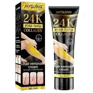 Crema depiladora con colageno 24k