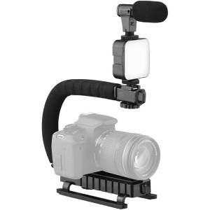 Estabilizador para camara con microfono