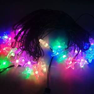 Luces navideñas de colores 8 metros