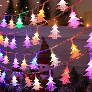 Luces navideñas de colores USB