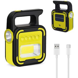 Linterna solar recargable