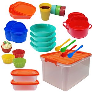 Combo familiar de plasticos 25 unidades